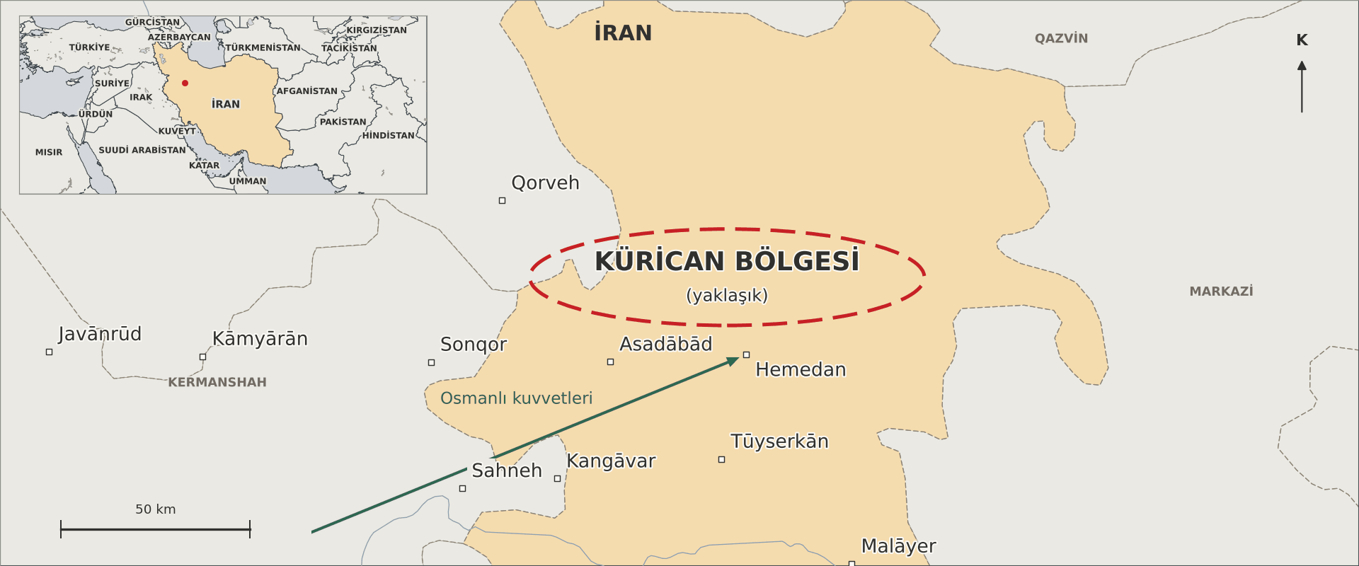 Kürican Zaferi ve Hemedan'ın Fethi