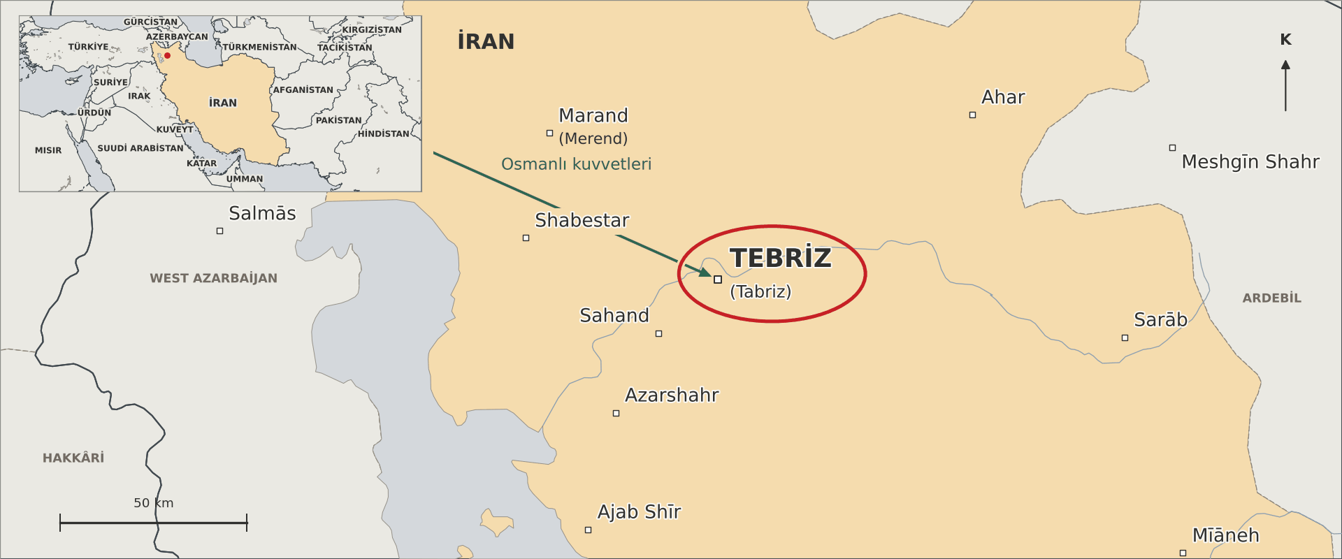 Abvar Zaferi ve Tebriz'in Fethi